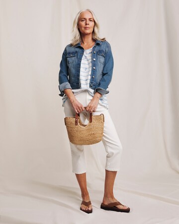 Julipa Embroidered Stripe T-Shirt