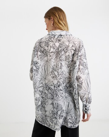 Oversized Voile Shirt