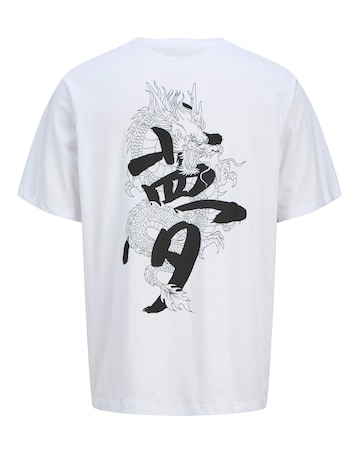 Jack & Jones Miko Back Graphic T-Shirt - White