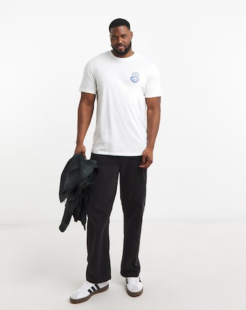 Jack & Jones Charge Back Graphic T-Shirt - White