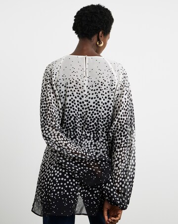Joanna Hope Ombre Spot Blouse