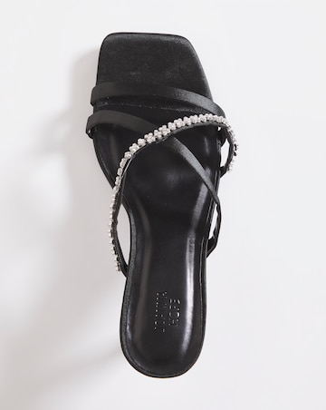 Joanna Hope Diamante Crossover Heel - Extra Wide Fit (EEE)