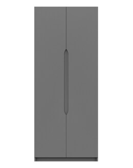 Sorrento High Gloss Assembled 2 Door Wardrobe