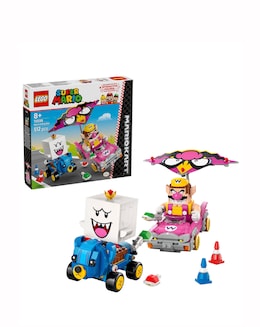 LEGO Super Mario: Mario Kart Wario &amp; King Boo Figures and 2 Drifting Toy 72038