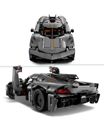 LEGO Technic Koenigsegg Jesko Absolut Grey Hypercar 42173
