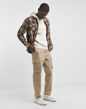 Double Pocket Check Overshirt