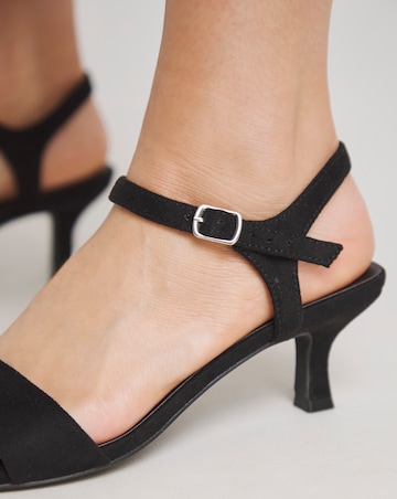 Neva Barely There Kitten Heel Two Part Sandals - Extra Wide Fit (EEE)