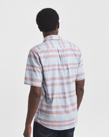Wrangler Pocket Check Shirt - Blue/Red