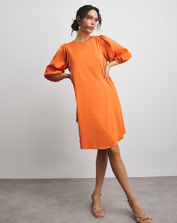 Joanna Hope Satin Jaquard Swing Dress