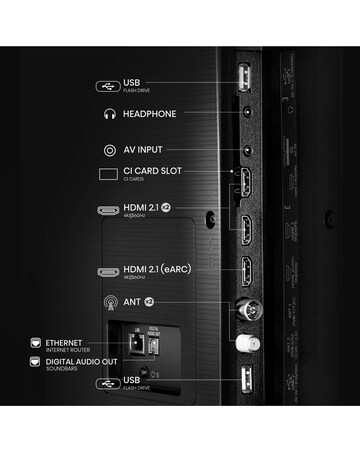 Hisense 65A6QTUK 65in 4K Ultra HD HDR LED Smart TV