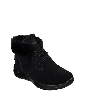 Skechers On the Go Lush Lace Up Boots Wide Fit