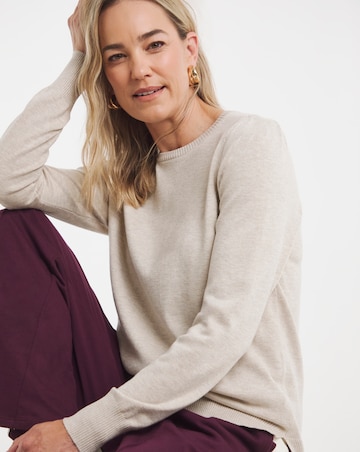 Oatmeal Crew Neck Jumper