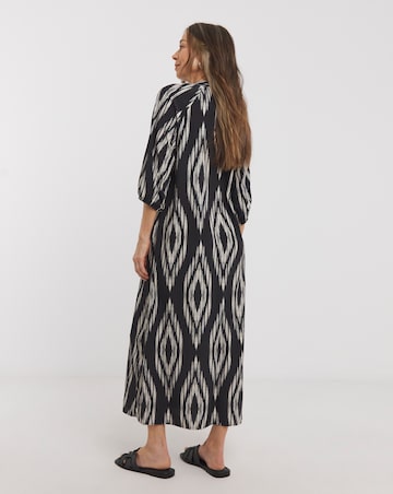 Printed Kaftan Dress