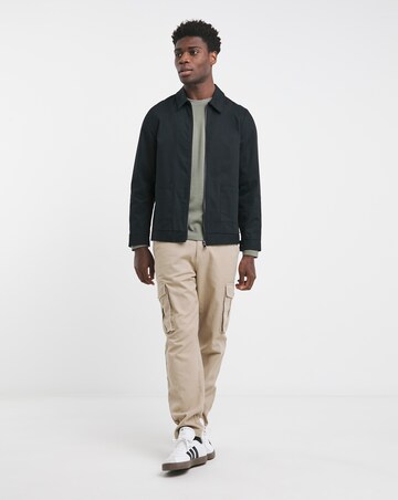 Relaxed Fit Interlock T-Shirt- Khaki