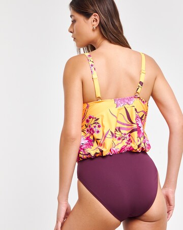 MAGISCULPT Twist Front Blouson Swimsuit