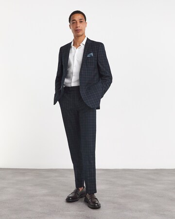 Gingham Check Suit Trousers