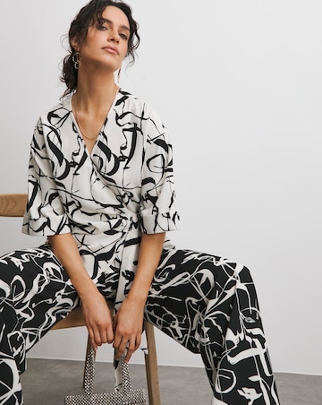 Joanna Hope Wrap Blouse