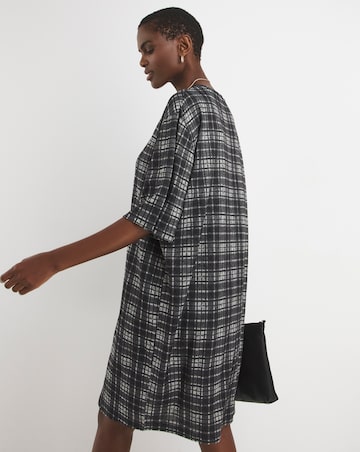 Check Jersey Dress