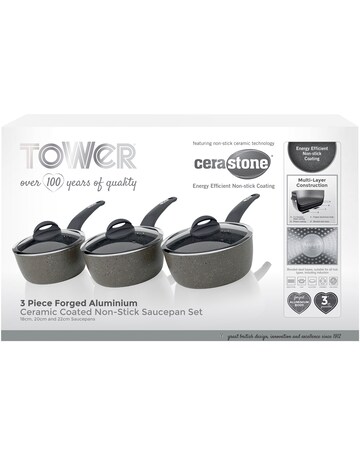 Tower Cerastone 3pc Panset 18,20,22 CM