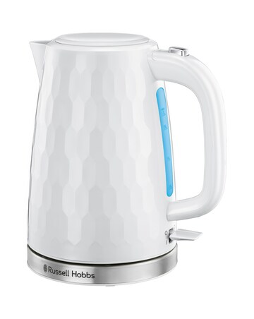 Russell Hobbs 26050 Textured Honeycomb White Kettle