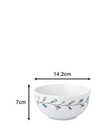 Watserside Mistletoe 12 Piece Dinner Set