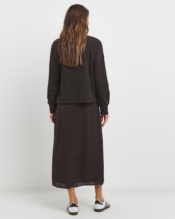 2 In 1 Slip Dress With Jumper