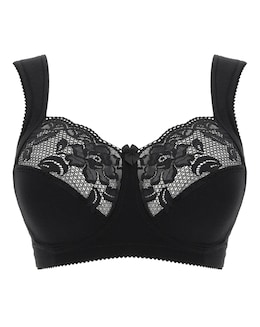 Miss Mary of Sweden Lovely Lace Non Wired Bra Black