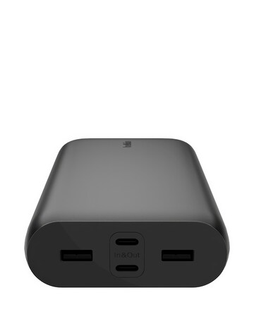 Belkin BoostCharge 32W PD 26,000 mAh 4-Port Power Bank - Black