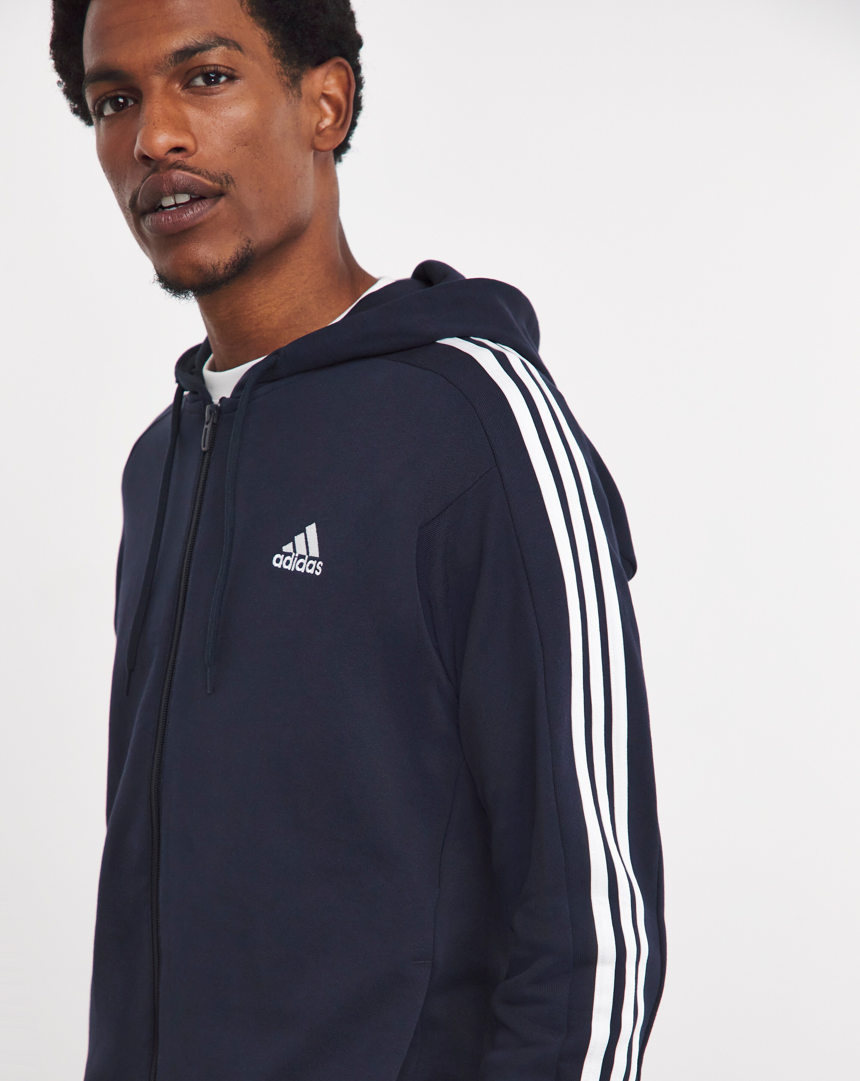 【ADIDAS ORIGINALS】◆FLEECE FULL ZIP HOODIE◆送料無料◆ adidas Men's All Szn Fleece Full-Zip Hoodie, Black, XS