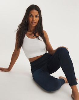 Spanx Medium Control  Jean-ish Ankle Leggings Twilight