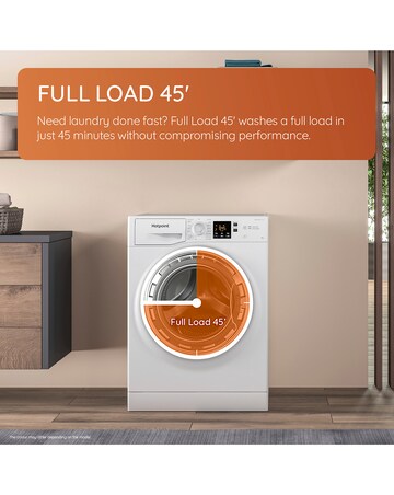 Hotpoint NSWM 1046 BS UK 10kg, 1400rpm, Washing Machine - White + Installation
