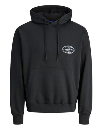 Jack & Jones York Logo Hoodie - Black