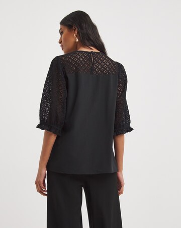 Black Lace Top