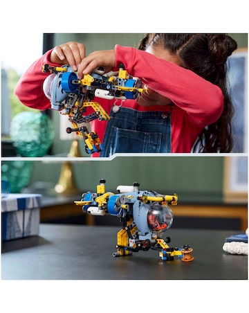 LEGO Technic Deep-Sea Research Submarine Toy Set for Kids 42201