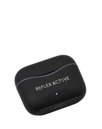 Reflex Active Black Noise Cancelling Bluetooth Earbuds