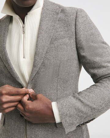 Herringbone Tweed RegFit Jacket