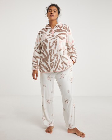 Pretty Secrets Super Soft Snuggle Top With Contrast Binding
