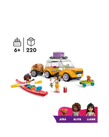 LEGO Friends Friendship Road-Trip Travel Car Building Set, Vehicle Playset 42659