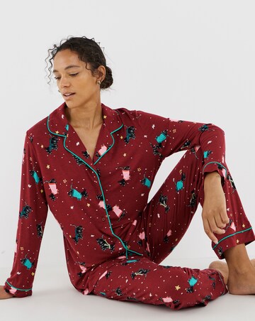 Pretty Secrets Scotty Dog Button Pyjama Set