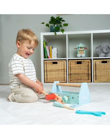 TP Owl & Fox Wooden Toolbox