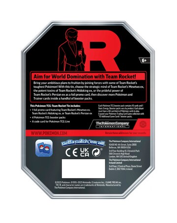 Pokemon TCG: Team Rocket Tin - Persian ex