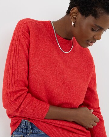 Red Crew Neck Jumper