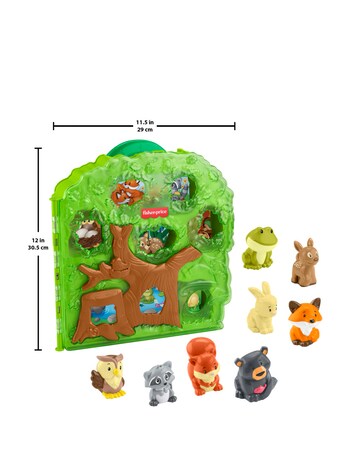 Fisher-Price Little People Forest Friends Carry Case Toddler Playset