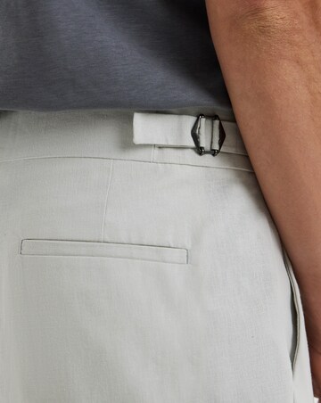Folio Tailored Linen Flat Tapered Trouser