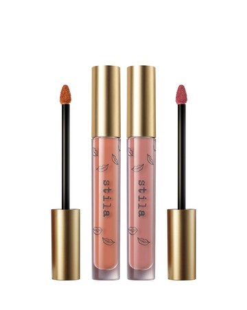 Stila Kisses Make Me Happy Stay All Day Lipstick Petal & Peach.Worth 42GBP