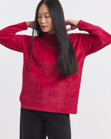 Brushed Soft Touch Longline Top