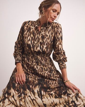 Anthology Long Sleeve Printed Maxi Dress