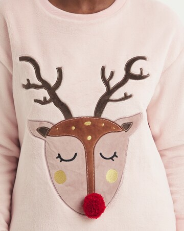 Pretty Secrets Christmas Giftable Fleece Pyjama Set & Hot Water Bottle