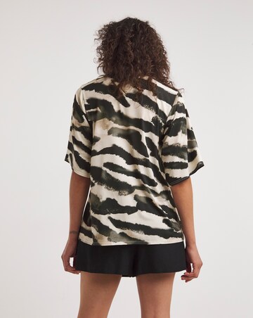 Lace Up Jersey Top