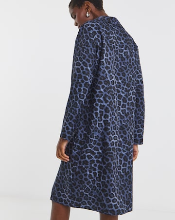 Collared Long Sleeve Tunic Dress